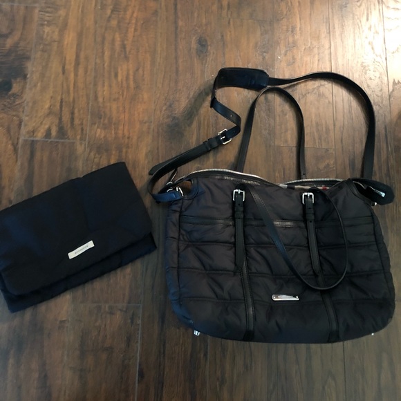 burberry quilted diaper bag